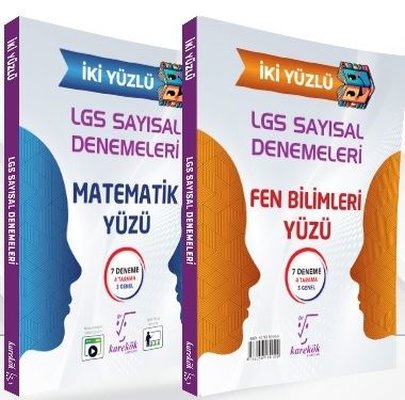 İki Yüzlü LGS Sayısal Denemeleri | Karekök Eğitim Yayın (İnce Kapak)