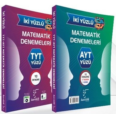 İki Yüzlü TYT - AYT Matematik Denemeleri | Karekök Eğitim Yayın (İnce Kapak)