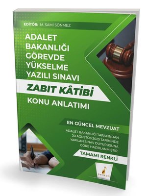GYS Adalet Bakanlığı Görevde Yükselme Yazılı Sınavı Zabıt Katibi Konu Anlatımı | Pelikan Yayınları (İnce Kapak)