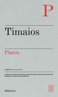 Timaios - Bibliotheka | Ketebe (İnce Kapak)