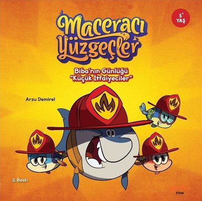 Biba'nın Günlüğü - Küçük İtfaiyeciler - Maceracı Yüzgeçler | Minika Kitap (İnce Kapak)