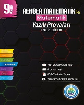 9. Sınıf Matematik Yazılı Provaları | Rehber Matematik (İnce Kapak)