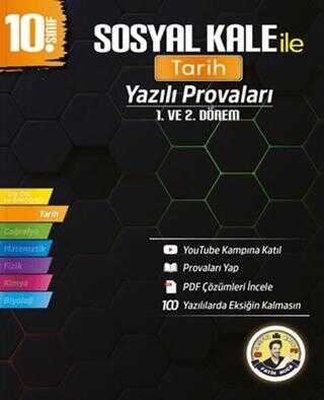 10. Sınıf Tarih Yazılı Provaları | Sosyal Kale Yayınları (İnce Kapak)