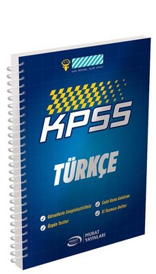 KPSS Türkçe Defteri | Murat Yayınları (İnce Kapak)