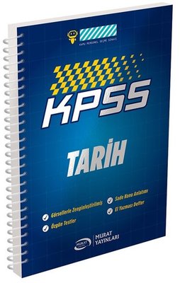KPSS Tarih Defteri | Murat Yayınları (İnce Kapak)