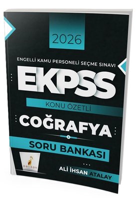 2026 E-KPSS Coğrafya Konu Özetli Soru Bankası | Pelikan Yayınları (İnce Kapak)