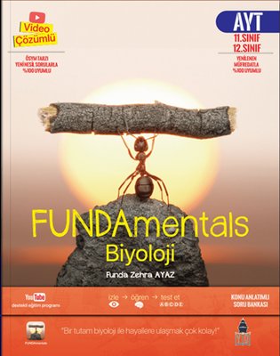 FUNDAmentals Biyoloji AYT Konu Anlatımlı Soru Bankası | FUNDAmentals (İnce Kapak)