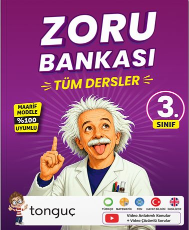 3. Sınıf Tüm Dersler Zoru Bankası - MAARİF MODEL Tonguç Yayınları kitap kapağı