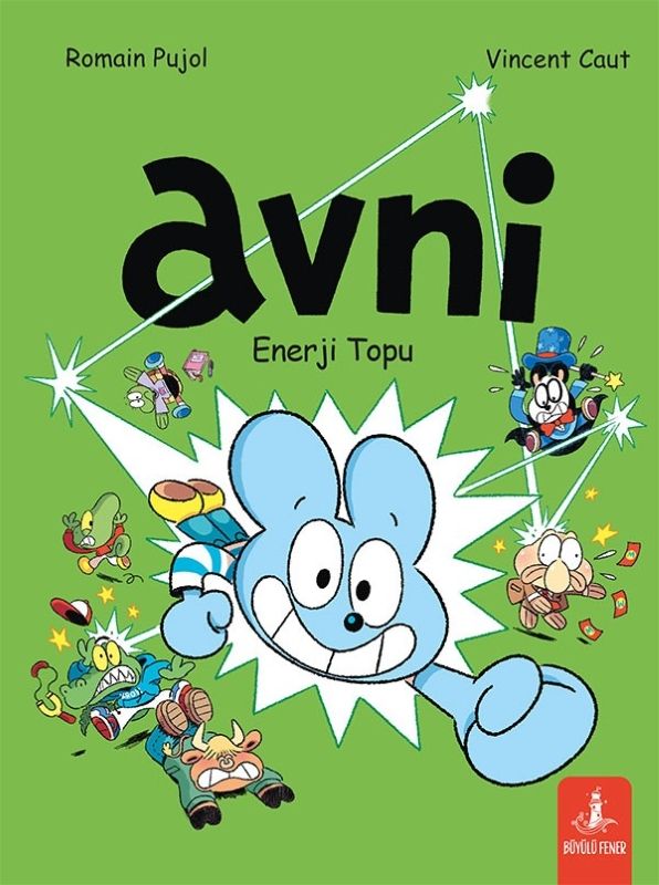 Avni 9 / Enerji Topu - Romain Pujol, kitap kapağı
