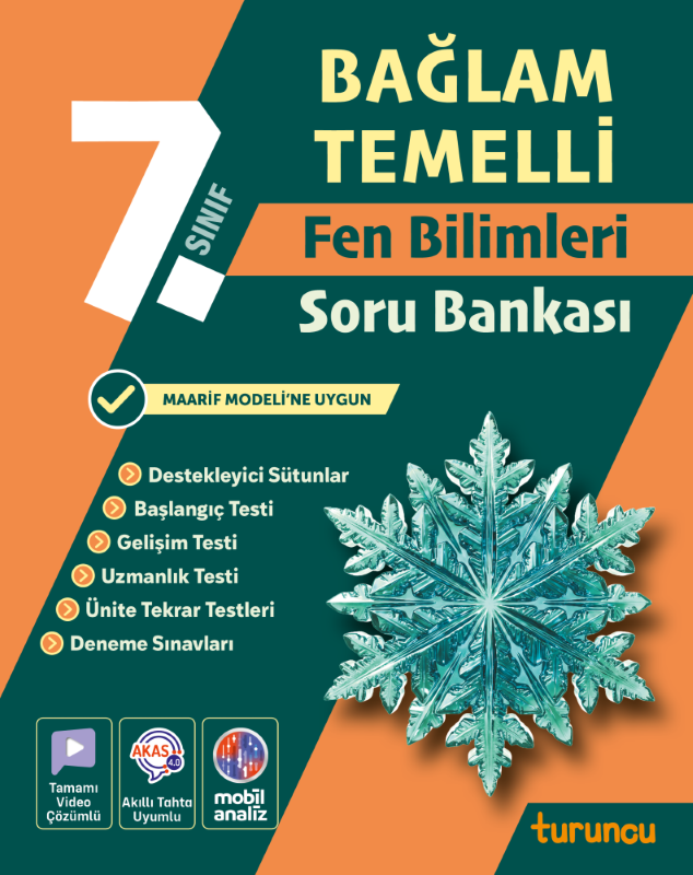 7. Sınıf Fen Bilimleri Bağlam Temelli Soru Bankası kitap kapağı