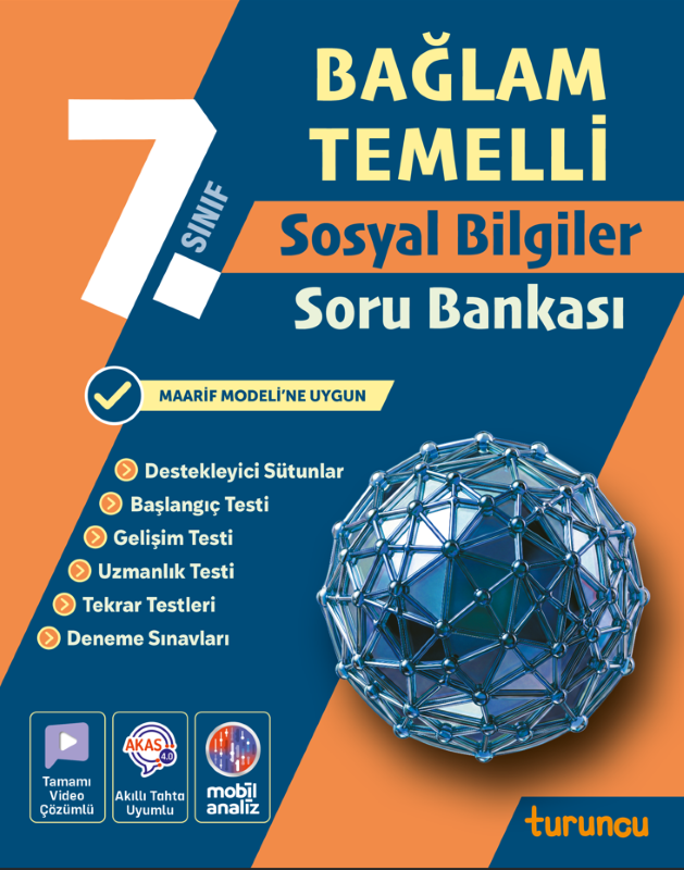 7. Sınıf Sosyal Bilgiler Bağlam Temelli Soru Bankası kitap kapağı