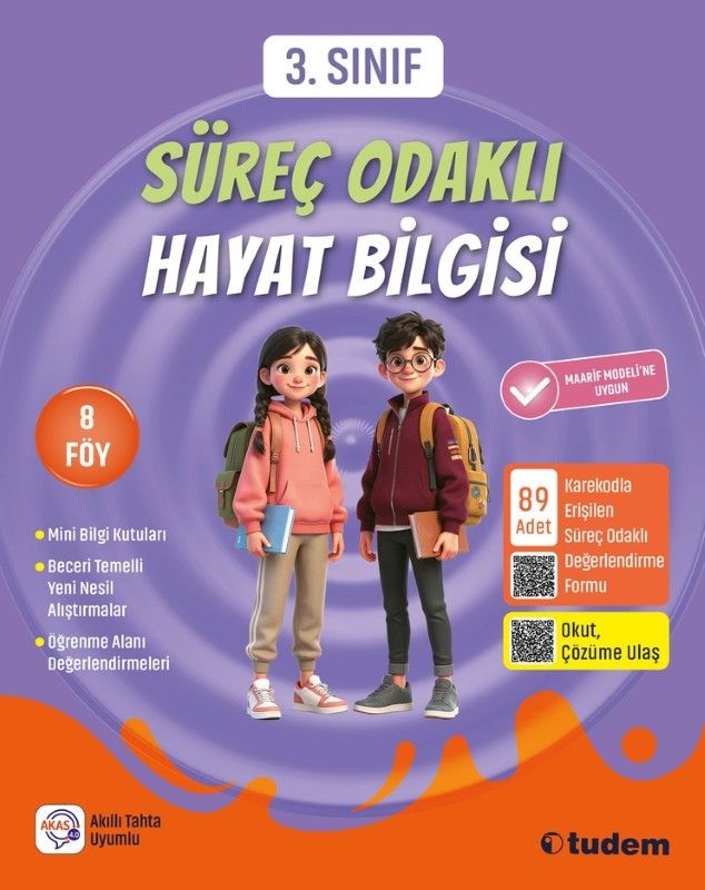 3. Sınıf Süreç Odaklı Hayat Bilgisi kitap kapağı