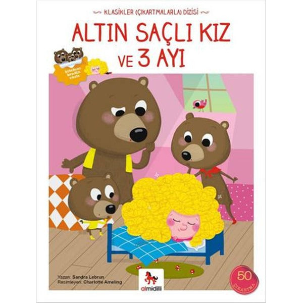 Altın Saçlı Kız ve 3 Ayı (Çıkartmalarla)