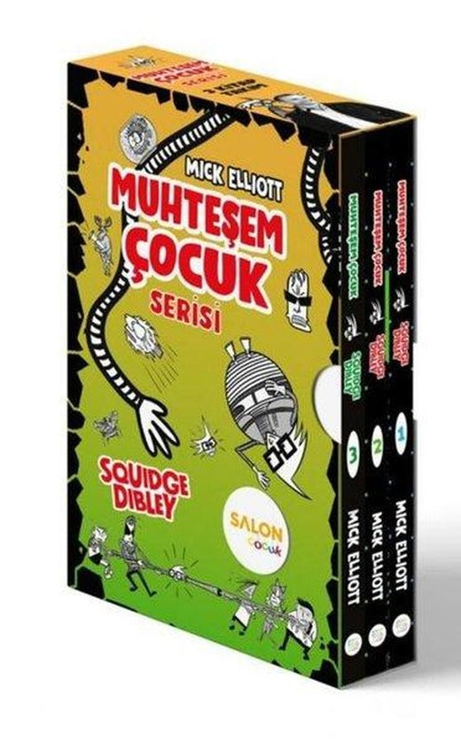 Muhteşem Çocuk Squidge Dibley Serisi Seti - Kutulu 3 Kitap Takım | Salon Çocuk (İnce Kapak)