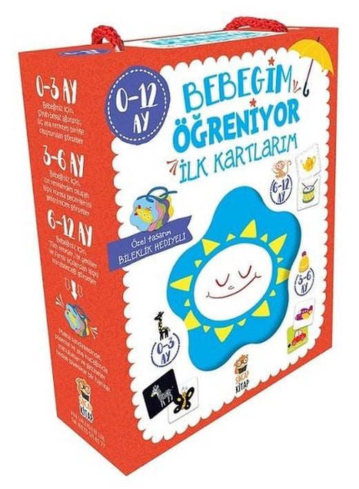 Bebeğim Öğreniyor İlk Kartlarım 0-12 Ay | Sincap Kitap (İnce Kapak)