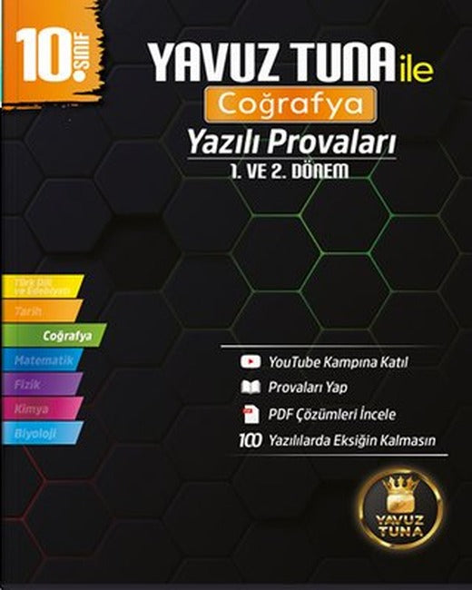 10. Sınıf Coğrafya Yazılı Provaları | Yavuz Tuna (İnce Kapak)