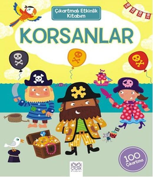 Çıkartmalı Etkinlik Kitabım - Korsanlar | 1001 Çiçek (İnce Kapak)  - Resim 1