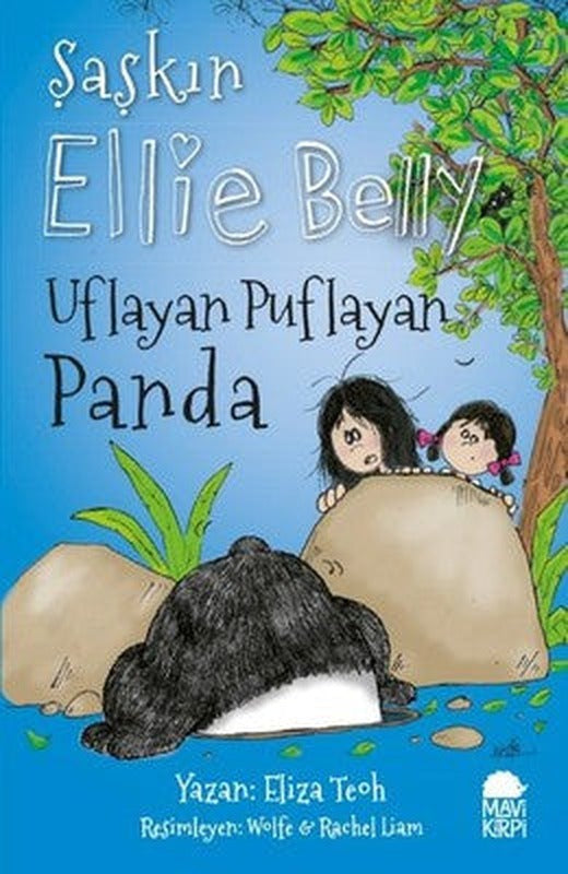 Uflayan Puflayan Panda-Şaşkın Ellie Belly | Mavi Kirpi