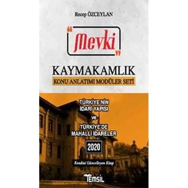 Mevki Türkiyenin İdari Yapısı Türkiyede Mahalli İdareler Kaymakamlık Konu Anatımı Modüler Seti 2020 | Temsil Kitap (Ciltsiz)
