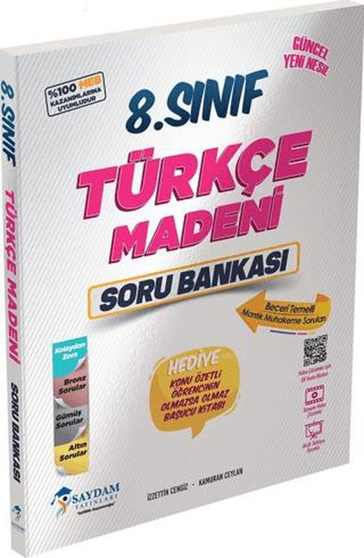 8. Sınıf Türkçe Madeni Soru Bankası