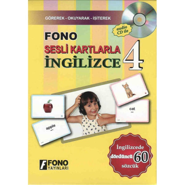 Fono Sesli Kartlarla İngilizce 4 (Cd'li) | Fono Yayınları