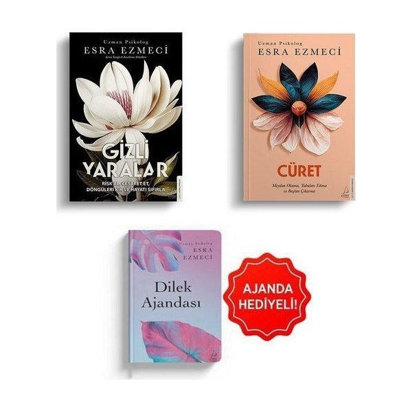 Esra Ezmeci Seti - 2 Kitap Takım Dilek Ajandası Hediyeli! | Destek Yayınları (İnce Kapak)