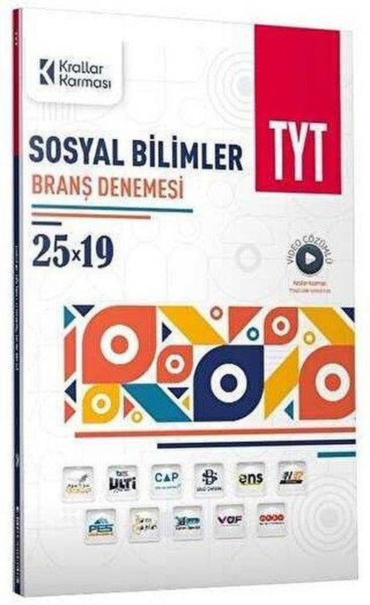 2023 TYT Sosyal Bilimler 25x19 Branş Deneme | Krallar Karması (İnce Kapak)
