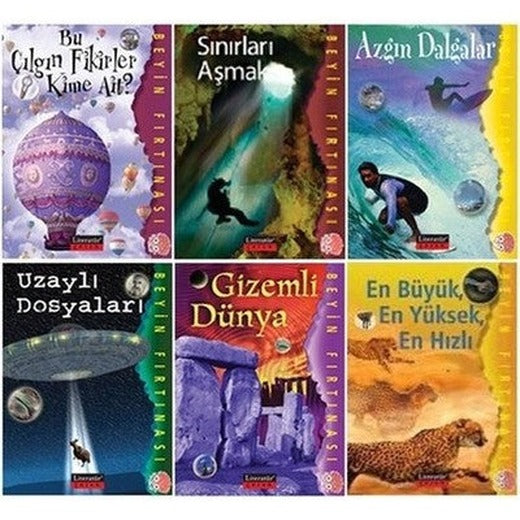 Beyin Fırtınası Turuncu Dizi Seti-6 Kitap Takım | Literatür Çocuk (İnce Kapak)
