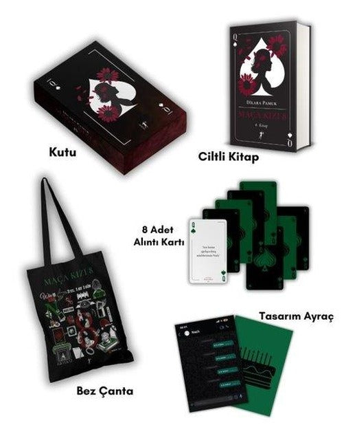 Maça Kızı 8 - 4. Kitap Seti - Kutulu | Artemis Yayınları (Ciltli)