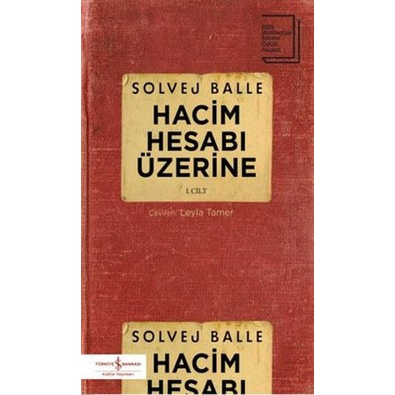 Hacim Hesabı Üzerine 1. Cilt | İş Bankası Kültür Yayınları