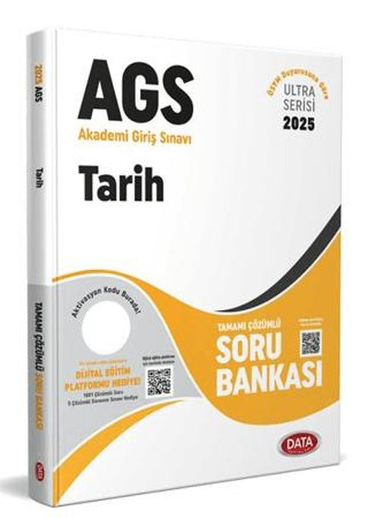 2025 AGS Ultra Serisi Tarih Soru Bankası Karekod Çözümlü | Data Yayınları (Ciltsiz)