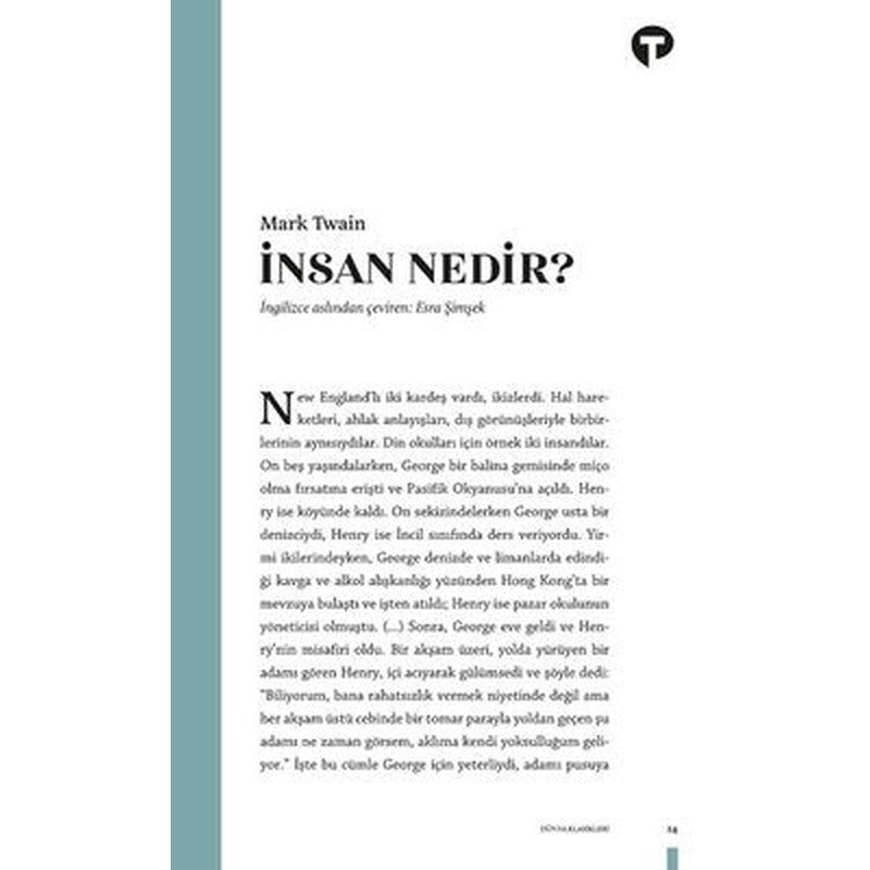 İnsan Nedir? | Turkuvaz Kitap