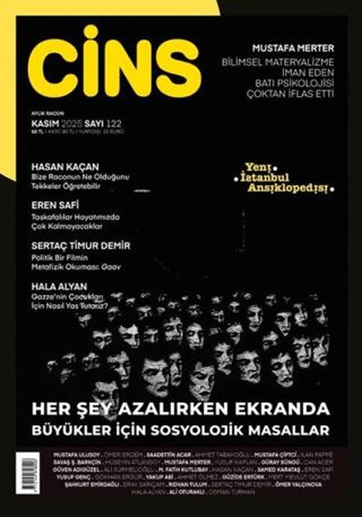 Cins Aylık Dergi Sayı: 122 Kasım 2025 | Cins Dergisi (Ciltsiz)