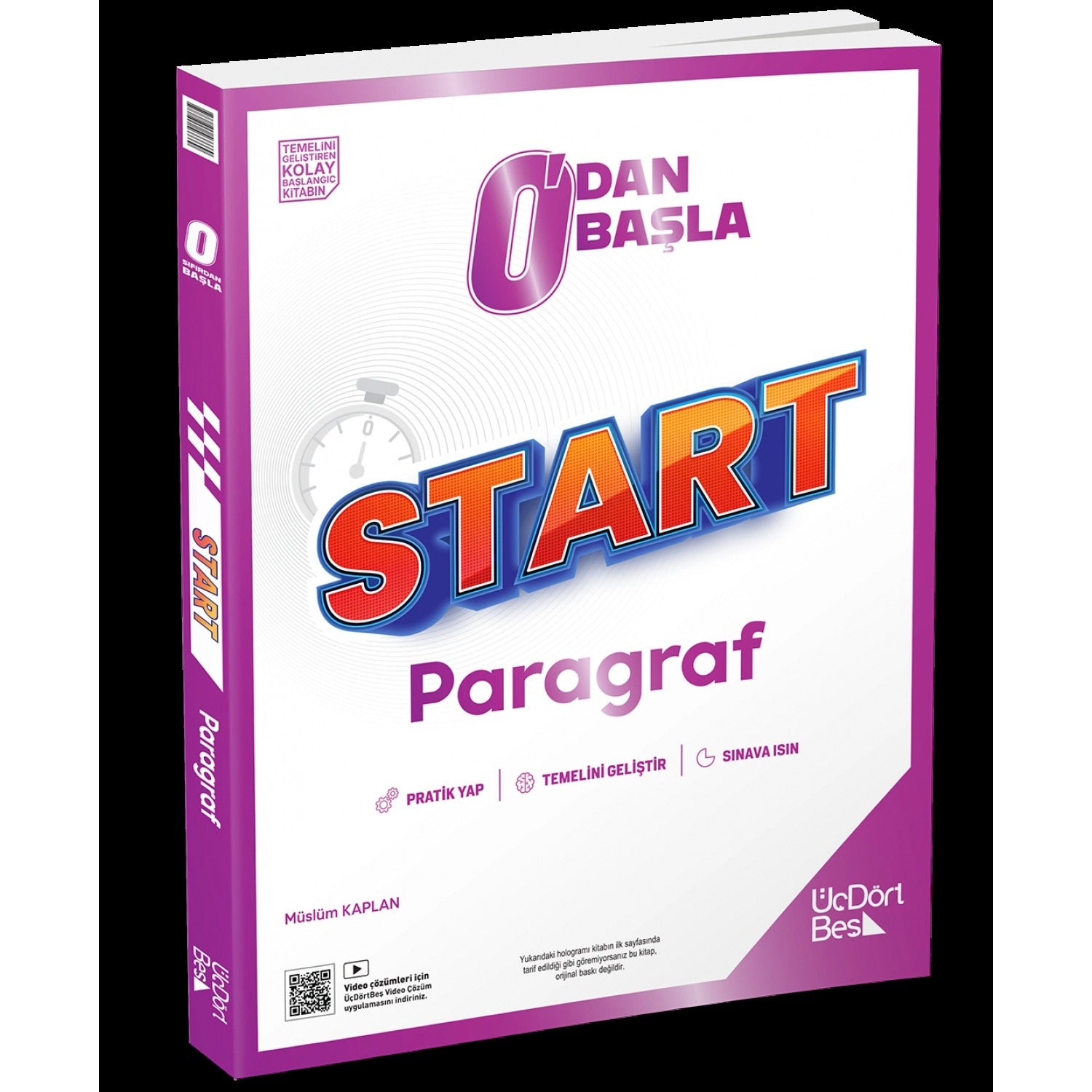 0'dan Başla Start Paragraf Soru Bankası | Üç Dört Beş Yayınları (Ciltsiz)