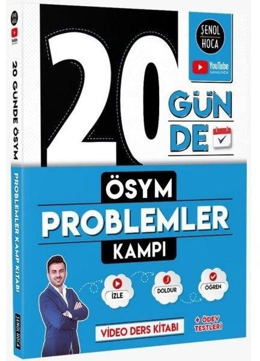 20 Günde ÖSYM Problemler Kampı | Şenol Hoca Yayınları (İnce Kapak)