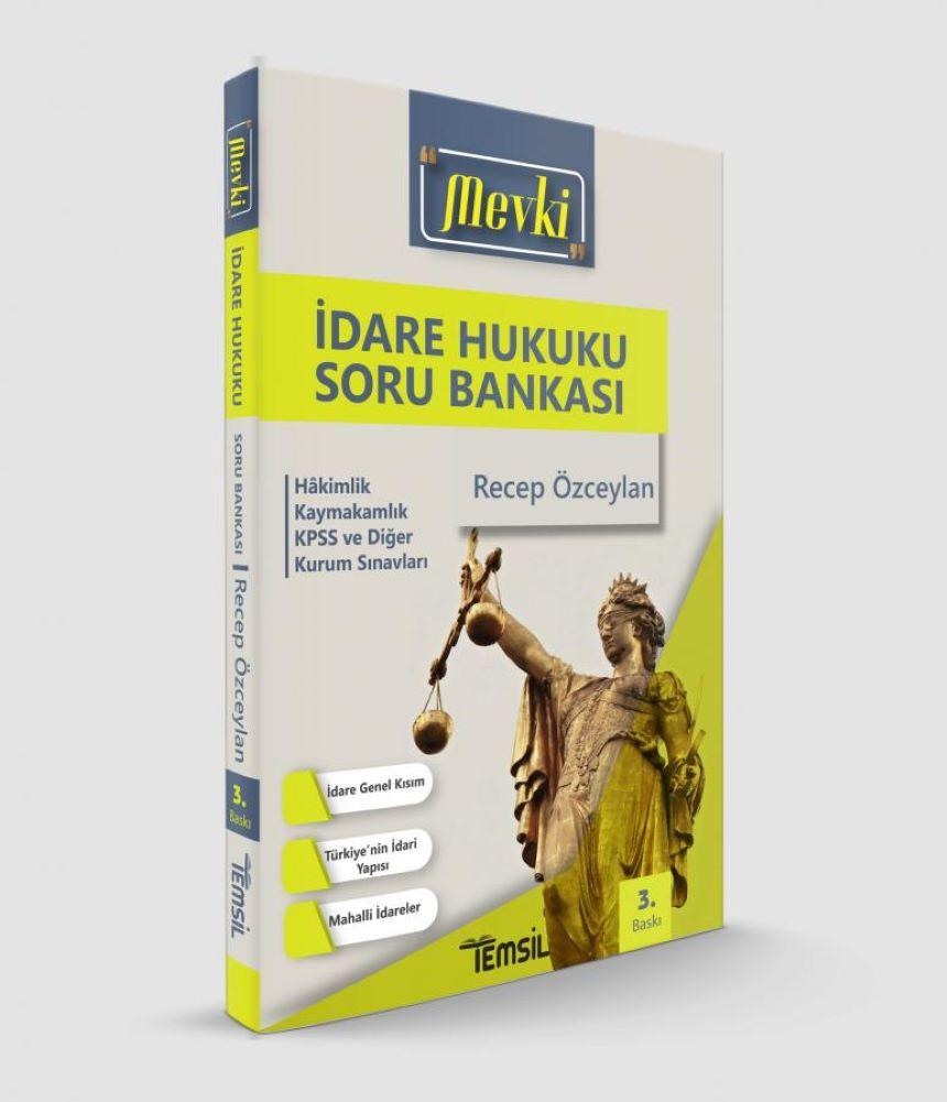 Mevki - İdare Hukuku Tamamı Çözümlü Soru Bankası | Temsil Kitap (Ciltsiz)