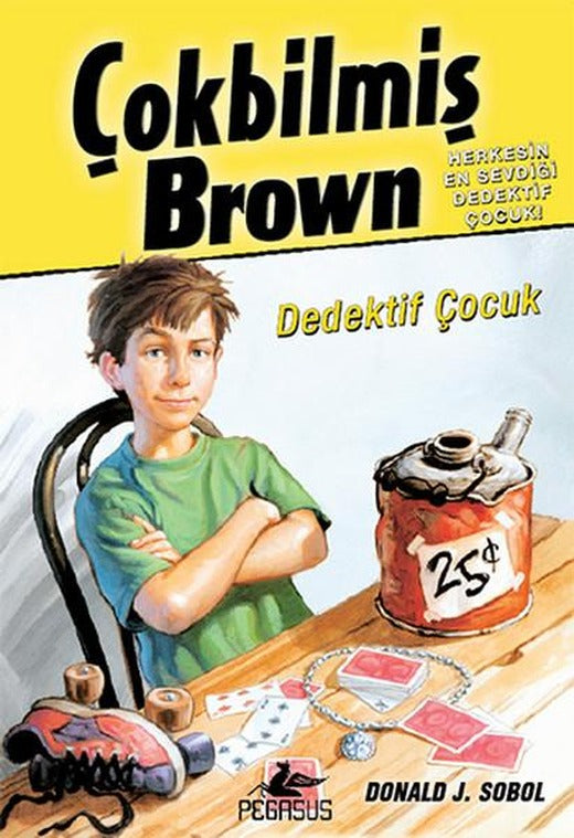 Çokbilmiş Brown 1 - Dedektif Çocuk | Pegasus (İnce Kapak)