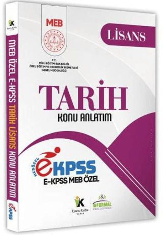 2025 MEB Özel EKPSS Lisans Tarih Konu Anlatımı Kitabı