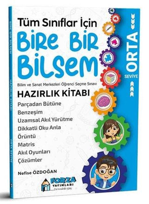 Tüm Sınıflar İçin Bire Bir Bilsem Orta Seviye Hazırlık Kitabı