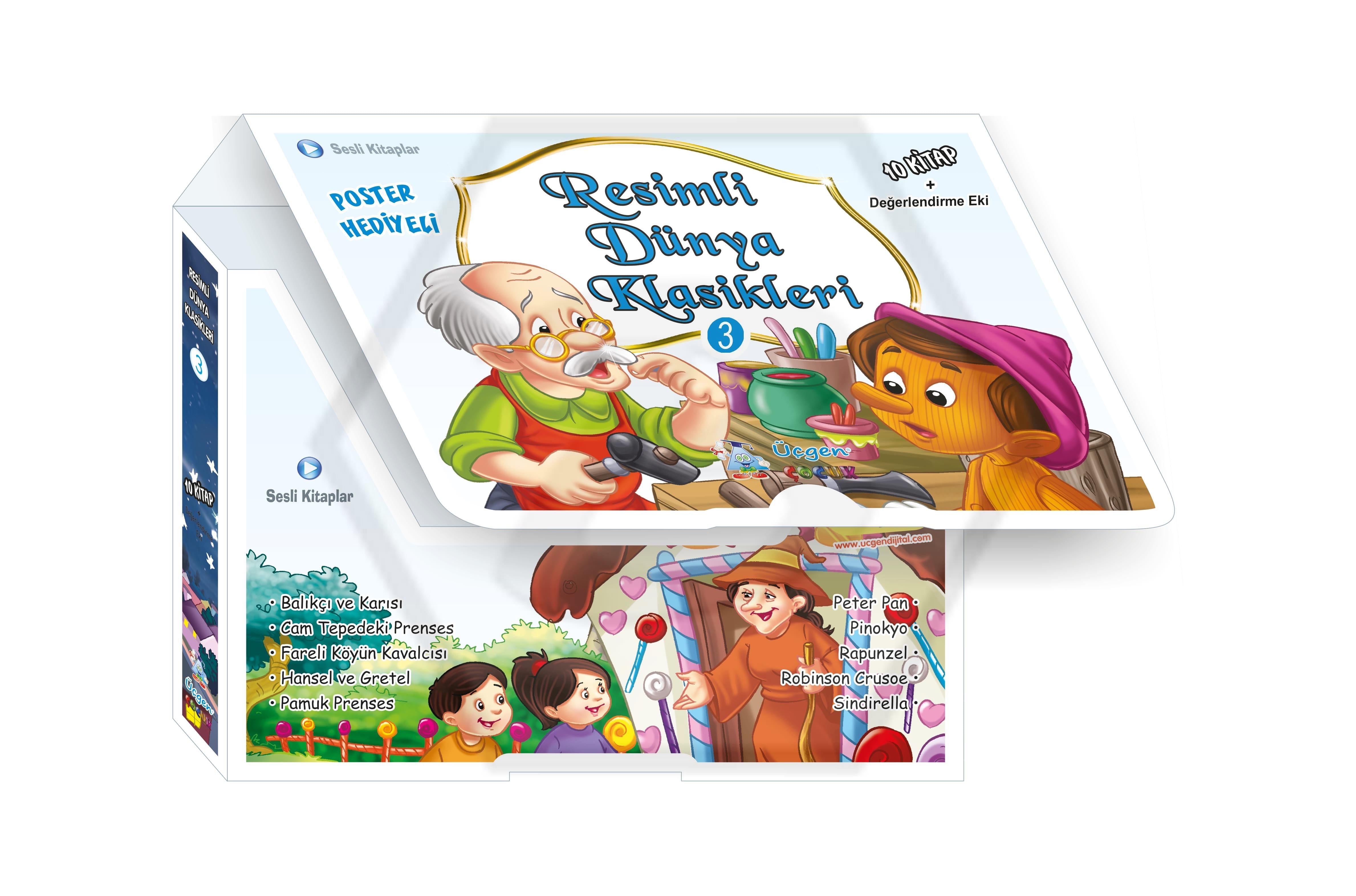Resimli Dünya Klasikleri 3 – Mavi Seri – Kutulu
