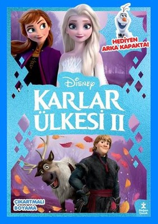 Disney Karlar Ülkesi 2 -Parti Zamanı Çıkartmalı Boyama Kitabı | Doğan Çocuk (İnce Kapak)