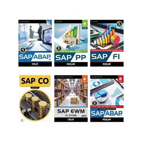 Süper Sap Programlama Seti-6 Kitap Takım | Kodlab (İnce Kapak)