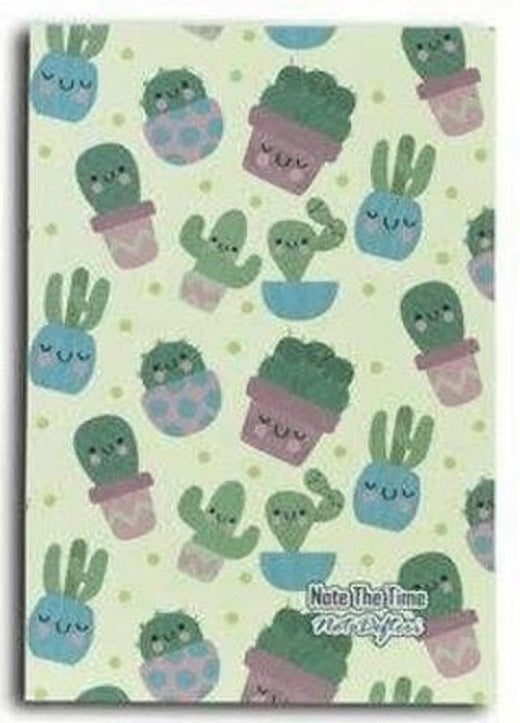 Cute Cactus Patterns Note Defteri | Note The Time