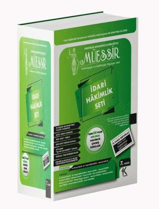 Müessir İdari Hakimlik Çıkmış Soru Bankası | Kuram Kitap (Ciltli)