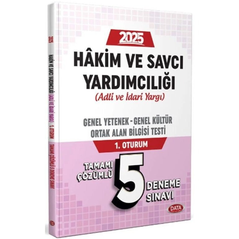 Mecelle Hakim ve Savcı Yardımcılığı (Adli-idari) Genel Yetenek - Genel Kültür Ortak Alan Bilgisi 1. Oturum Tamamı Çözümlü 5 Deneme Sınavı