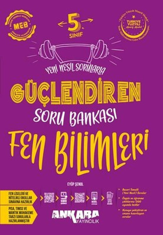 5. Sınıf Güçlendiren Fen Bilimleri Soru Bankası | Ankara Yayıncılık (İnce Kapak)