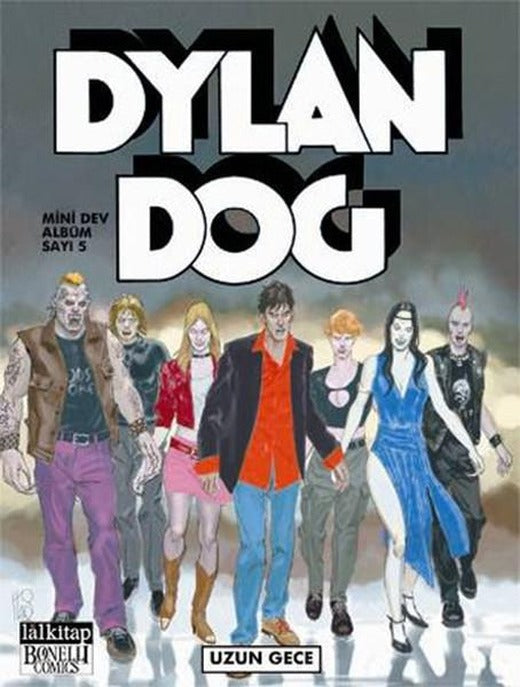 Dylan Dog Mini Dev Albüm 5 - Uzun Gece | Lal - Çizgi Roman Dizisi (İnce Kapak)