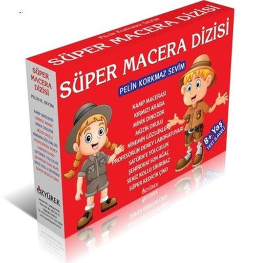 Süper Macera Dizisi Seti - 10 Kitap Takım | Özyürek Yayınevi (İnce Kapak)