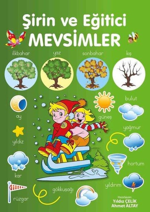 Şirin ve Eğitici Mevsimler | Parıltı Yayınları (İnce Kapak)