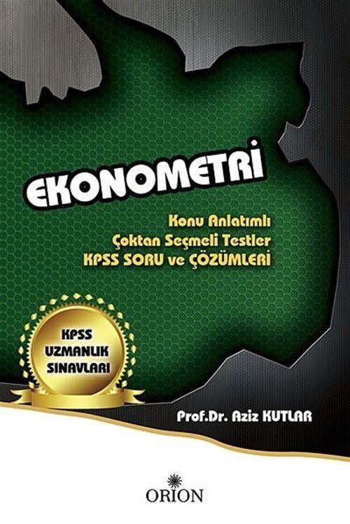 Ekonometri (KPSS Uzmanlık Sınavları)